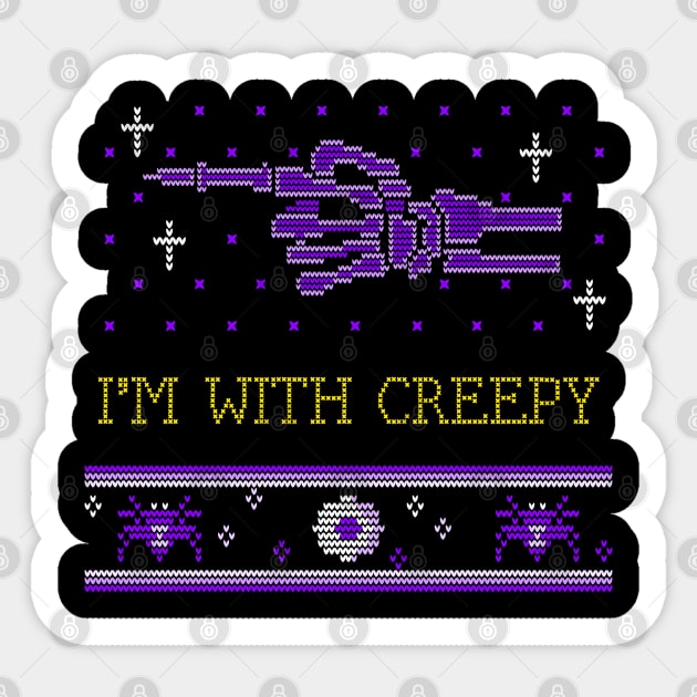 im with creepy Sticker by schmomsen